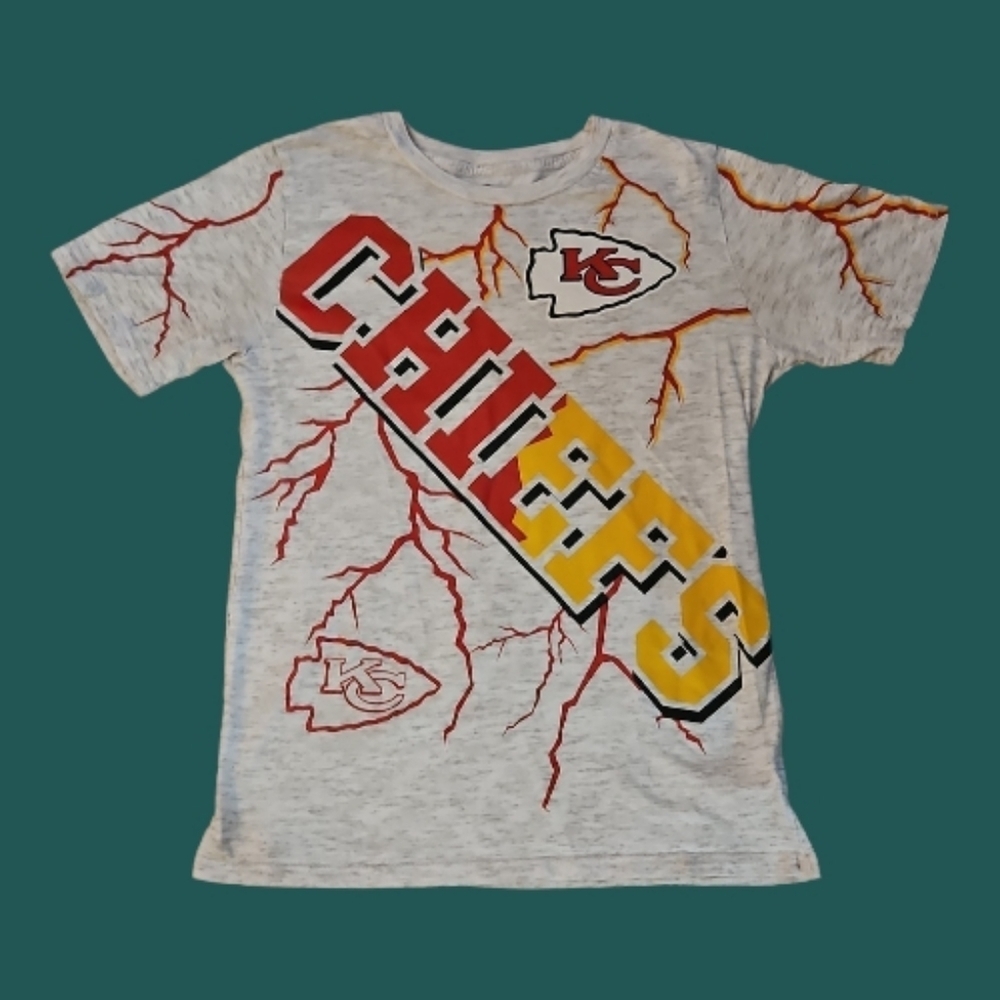 NFL Kansas City Chiefs Lightning Bolt Short Sleeve Tee
